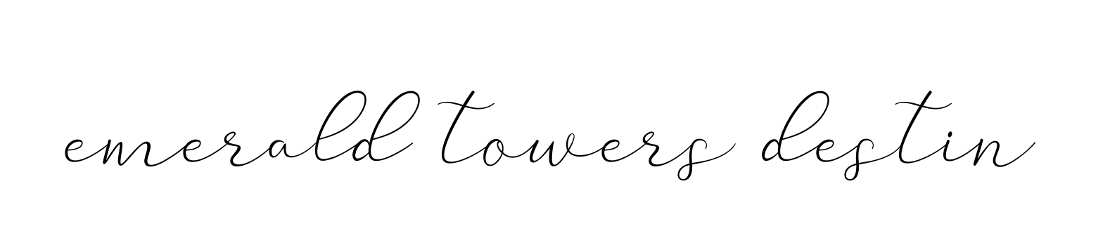 Emerald-towers-destin signature