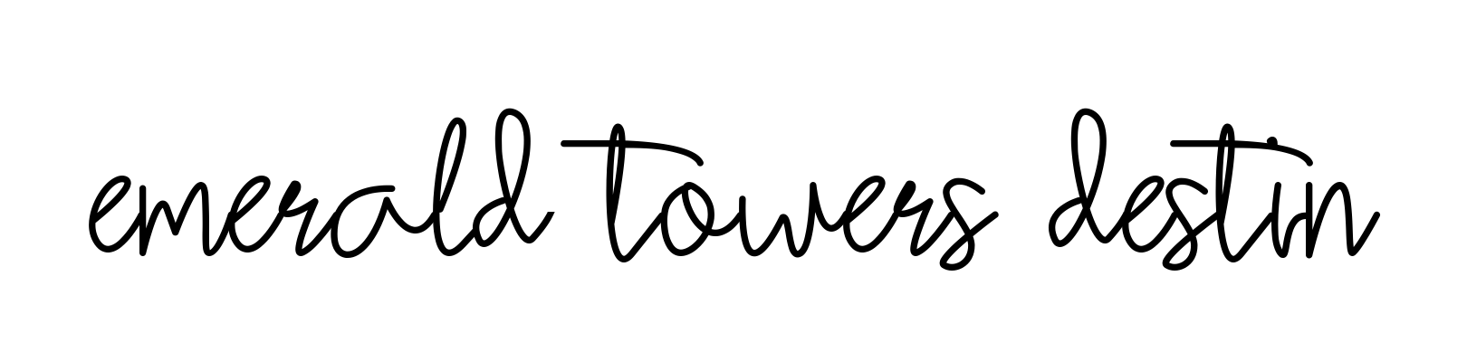 Emerald-towers-destin signature