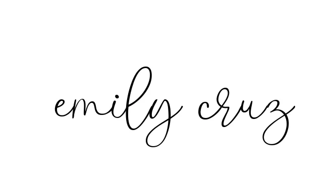 Handwritten Signature for Emily-cruz - Style 147 Online