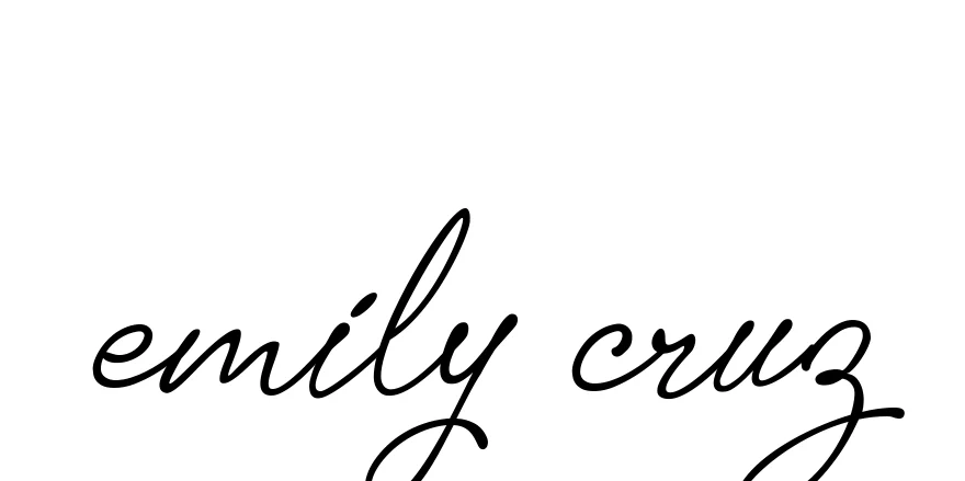 Handwritten Signature for Emily-cruz - Style 151 Online