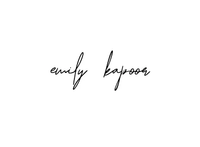 Handwritten Signature for Emily-kapoor - Style 139 Online