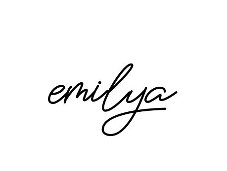 Handwritten Signature for Emilya - Style 150 Online