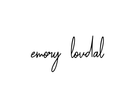 Emory-lovdal signature