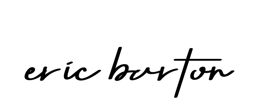 Handwritten Signature for Eric-barton - Style 135 Online
