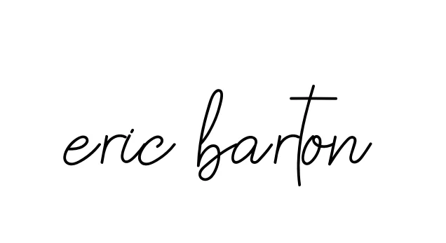 Handwritten Signature for Eric-barton - Style 145 Online