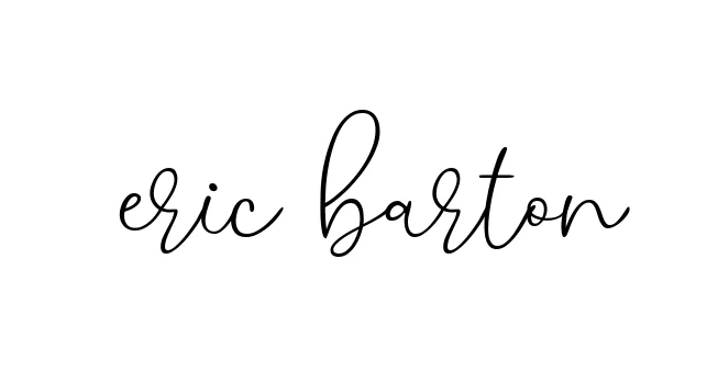 Handwritten Signature for Eric-barton - Style 147 Online