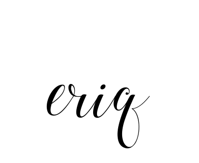 Handwritten Signature for Eriq - Style 144 Online
