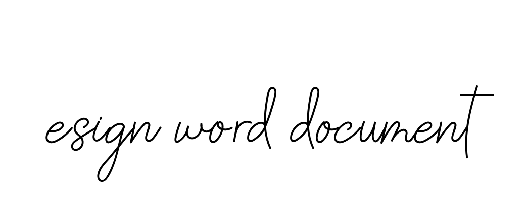 Handwritten Signature for Esign-word-document - Style 145 Online