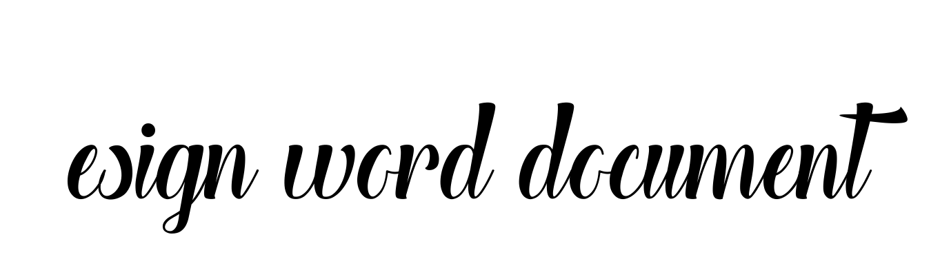 Handwritten Signature for Esign-word-document - Style 148 Online