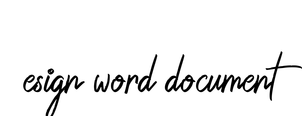 Handwritten Signature for Esign-word-document - Style 149 Online