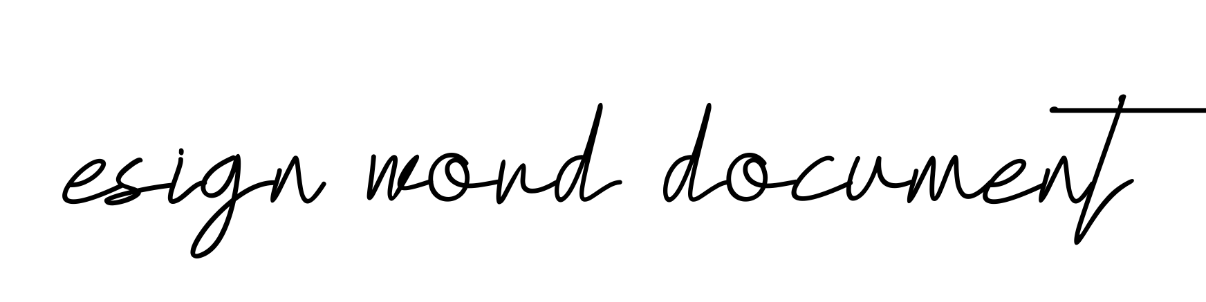 Handwritten Signature for Esign-word-document - Style 155 Online