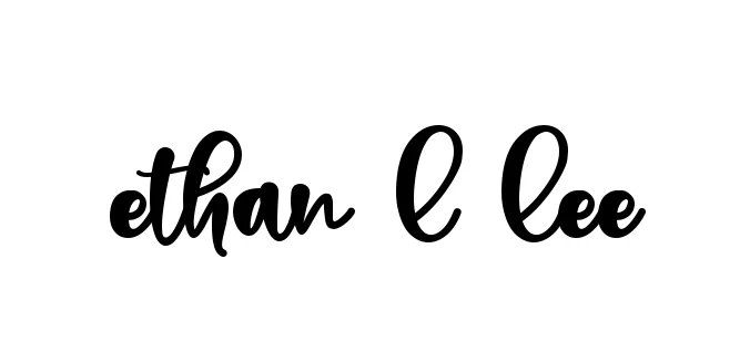 Handwritten Signature for Ethan-l-lee - Style 136 Online