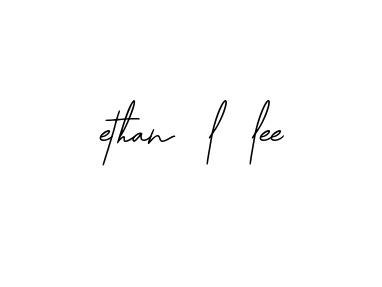 Handwritten Signature for Ethan-l-lee - Style 139 Online