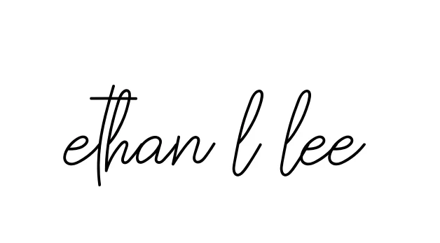 Handwritten Signature for Ethan-l-lee - Style 145 Online
