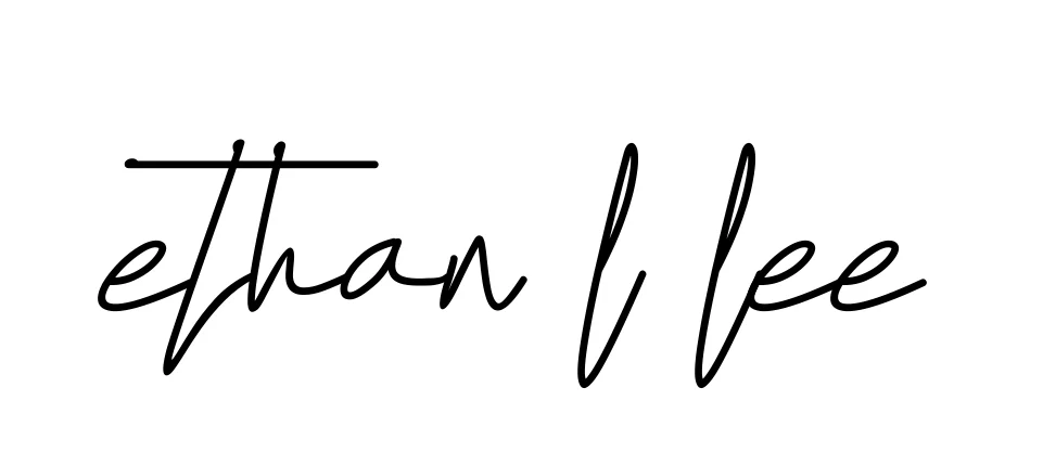 Handwritten Signature for Ethan-l-lee - Style 155 Online