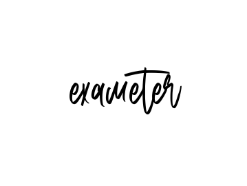 Handwritten Signature for Exameter - Style 143 Online
