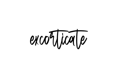 Handwritten Signature for Excorticate - Style 143 Online
