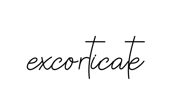 Handwritten Signature for Excorticate - Style 145 Online