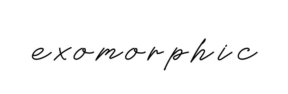 Handwritten Signature for Exomorphic - Style 152 Online