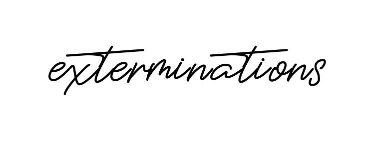 Handwritten Signature for Exterminations - Style 150 Online