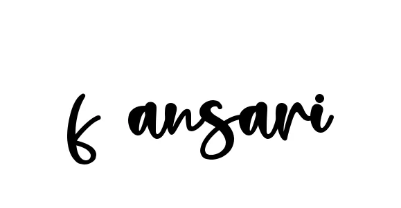 Handwritten Signature for F-ansari - Style 136 Online