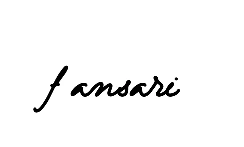 Handwritten Signature for F-ansari - Style 138 Online