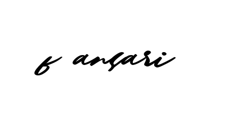 Handwritten Signature for F-ansari - Style 140 Online