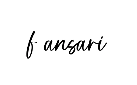 Handwritten Signature for F-ansari - Style 142 Online