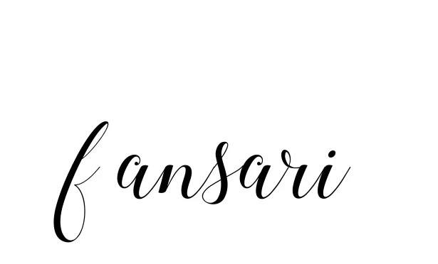 Handwritten Signature for F-ansari - Style 144 Online