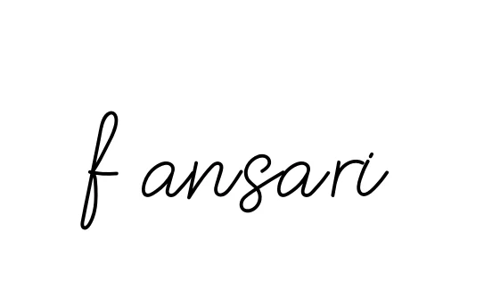 Handwritten Signature for F-ansari - Style 145 Online
