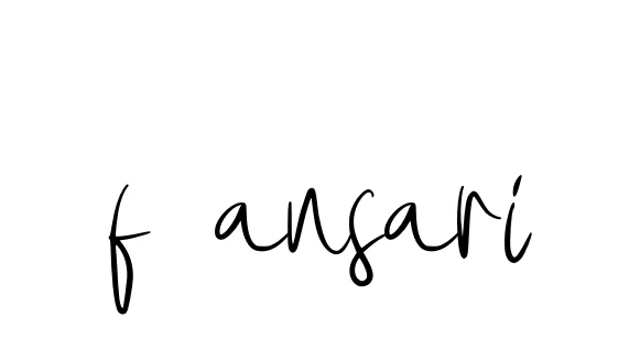 Handwritten Signature for F-ansari - Style 146 Online