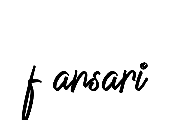 Handwritten Signature for F-ansari - Style 149 Online