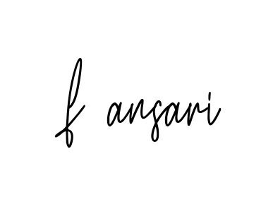 Handwritten Signature for F-ansari - Style 154 Online