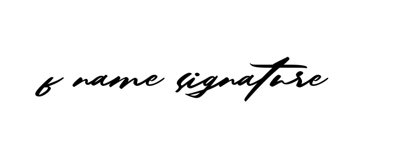 Handwritten Signature for F-name-signature - Style 140 Online