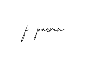 F-parvin- signature