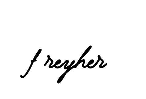 Handwritten Signature for F-reyher - Style 137 Online