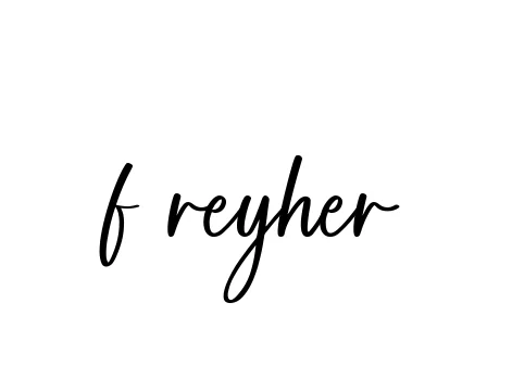 Handwritten Signature for F-reyher - Style 142 Online