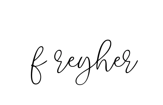 Handwritten Signature for F-reyher - Style 147 Online