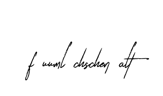 Handwritten Signature for F-uuml-chschen-alt - Style 133 Online