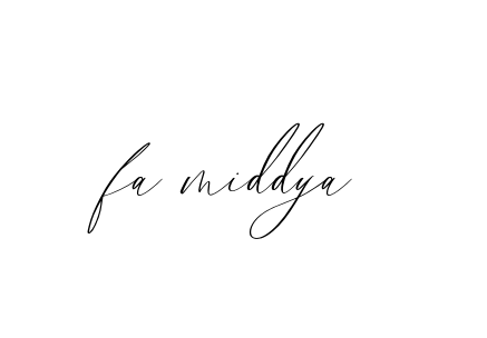 Handwritten Signature for Fa-middya - Style 134 Online