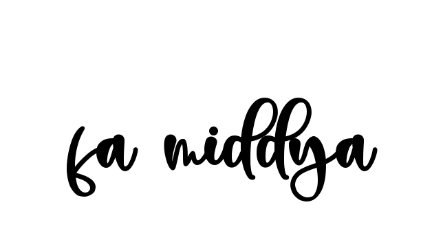 Handwritten Signature for Fa-middya - Style 136 Online