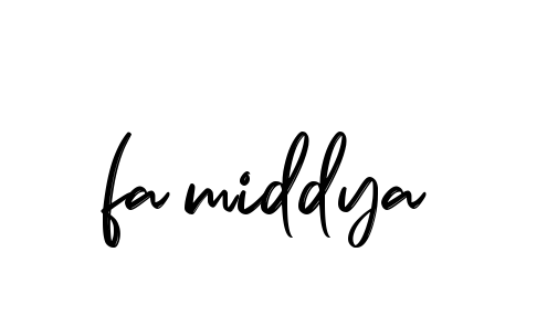 Handwritten Signature for Fa-middya - Style 141 Online