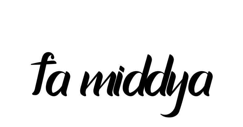 Handwritten Signature for Fa-middya - Style 153 Online
