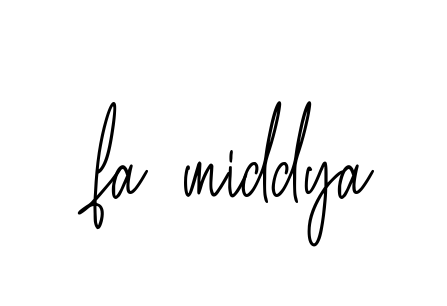 Handwritten Signature for Fa-middya - Style 154 Online