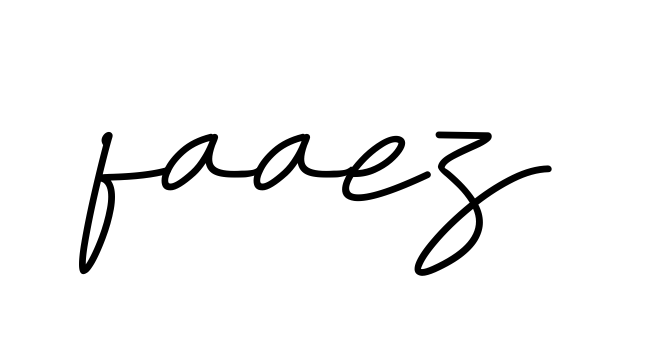 Handwritten Signature for Faaez - Style 155 Online