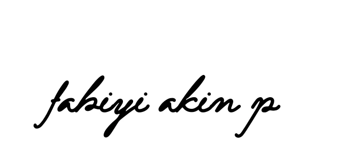 Handwritten Signature for Fabiyi-akin-p - Style 137 Online