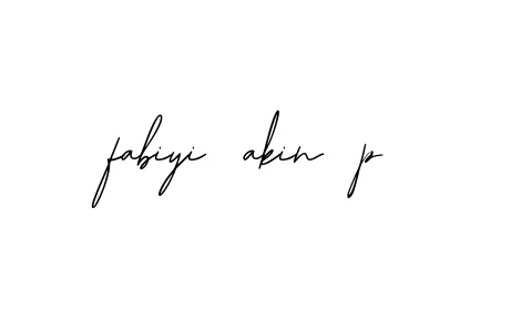 Handwritten Signature for Fabiyi-akin-p - Style 139 Online