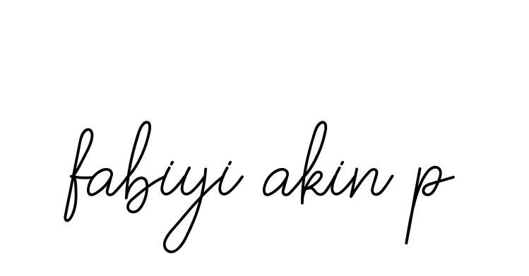 Handwritten Signature for Fabiyi-akin-p - Style 145 Online