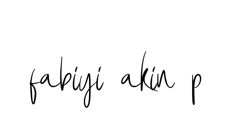 Handwritten Signature for Fabiyi-akin-p - Style 146 Online