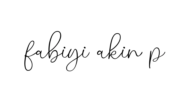Handwritten Signature for Fabiyi-akin-p - Style 147 Online